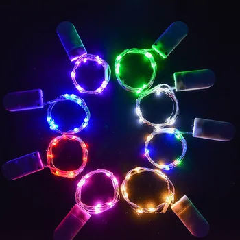 חתונה תחת כיפת השמיים המפלגה 5pcs פיות מנורת LED מחרוזת אור נטאל Navidad גחלילית כוכבי אור ירח השינה חג המולד DIY עץ עיצוב